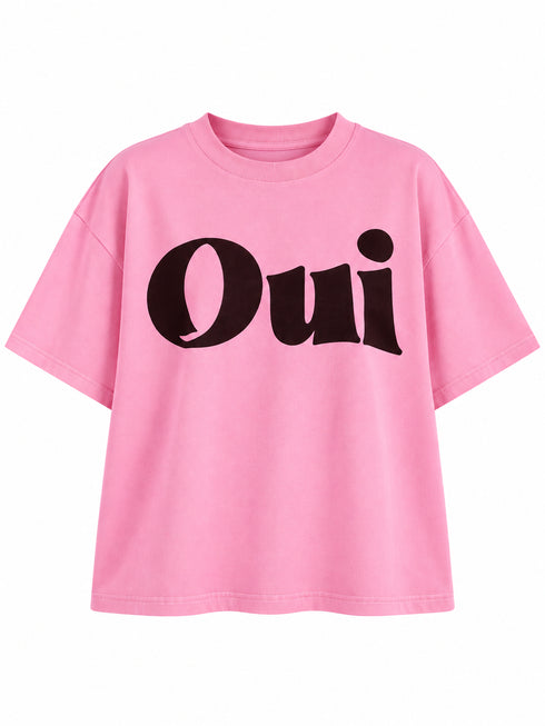 T-shirt Oui Bordeaux Velvet