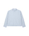 Blouse Basic Boxy Blue