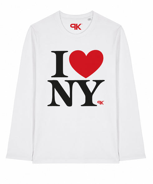 Boxy Longsleeve White NY