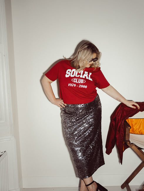 T-shirt Social White