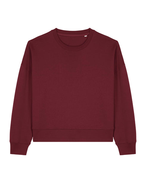 Boxy sweater burgundy