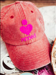 Cap PiNNED Neon Pink Samt