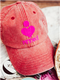 Cap PiNNED Neon Pink Samt