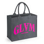 Bag Square Glam Velvet Pink - Grey