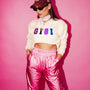 Limited Sweater Boxy Teddy Gigi - Light Pink