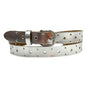 Leather Belt Basic Silver - Silver