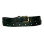 Leather Belt Basic - Dark Green
