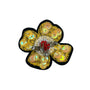 Candy Badge Flower - Yellow